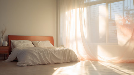 serenity blurred home interior emptyの素材