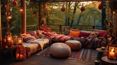 cushions bohemian interiorの素材