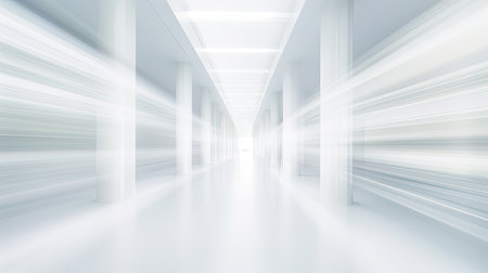 gallery blurred white interiorの素材