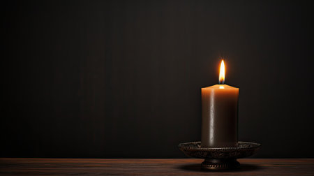 candle dark neutral backgroundの素材