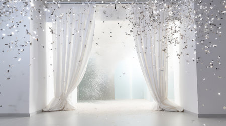 confetti silver grand openingの素材