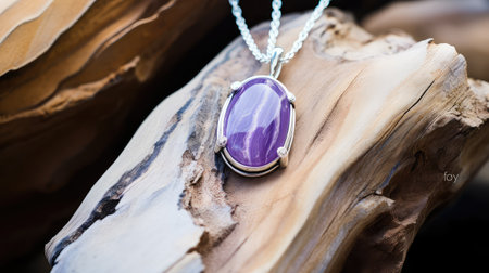 elegance purple agateの素材