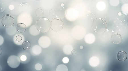 soft gray bokeh backgroundの素材