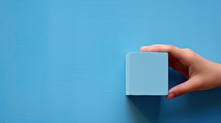 hand blue blockの素材