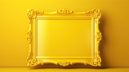 cheerful yellow frameの素材