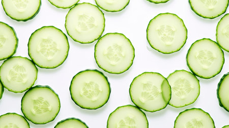 vibrant top cucumber backgroundの素材