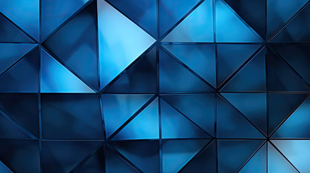 shade blue triangle abstract backgroundの素材