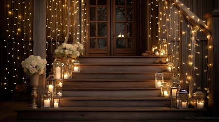 fairy vertical string of lightsの素材