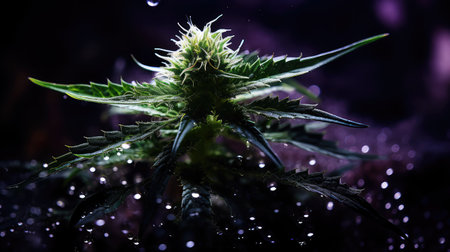 weed marijuana darkの素材