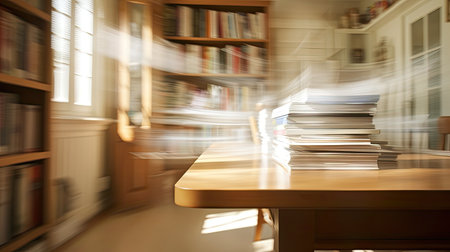 st blurred interior of a houseの素材