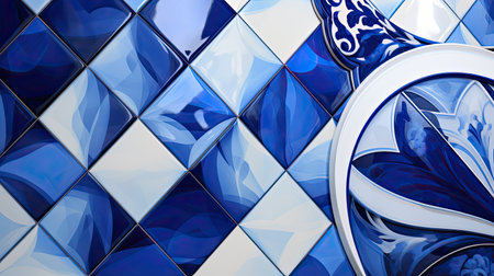 design blue and white backgroundsの素材