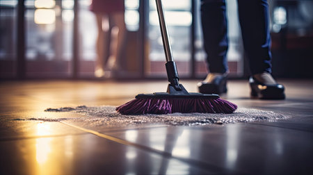 brush blurred cleaning interior of carの素材