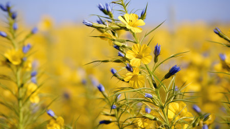 plant golden flaxseedの素材