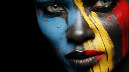 mysterious dark faceの素材