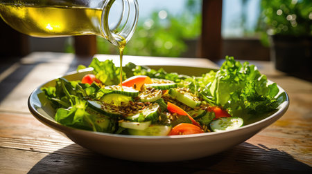 water organic lettuce saladの素材