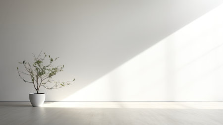 light blurred interior blank wallの素材