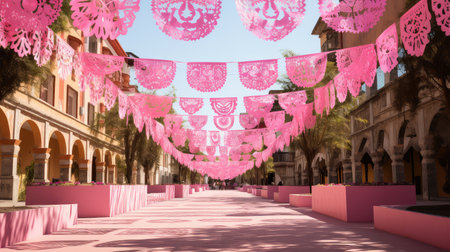 picado mexican pinkの素材