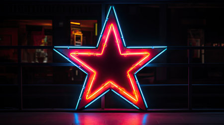 vibrant neon starsの素材