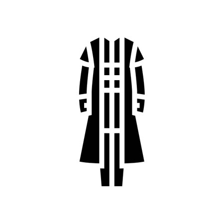 gothic fashion goth subculture glyph icon vector illustrationのイラスト素材