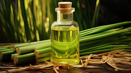 natural lemongrass oilの素材