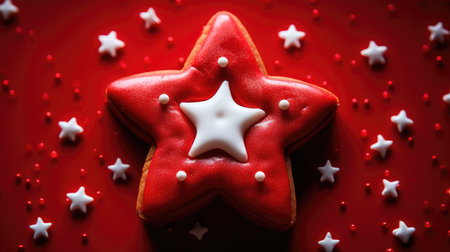 sprinkles red starの素材