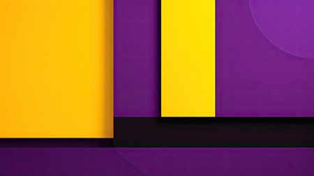 minimalist purple yellow graphicsの素材