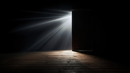 surface light on blackの素材