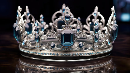 elegant silver crownの素材