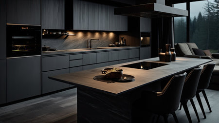 charcoal kitchen darkの素材