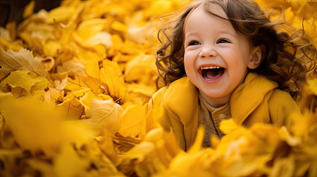 fall yellow leafの素材