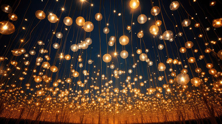 night star with bulbsの素材