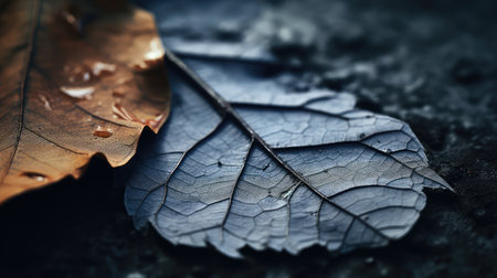 insects dark leaf backgroundの素材