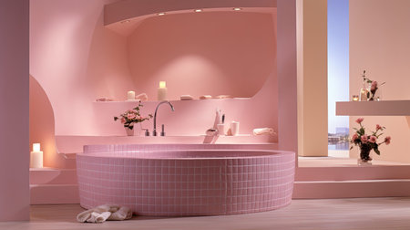 tub pink bathの素材