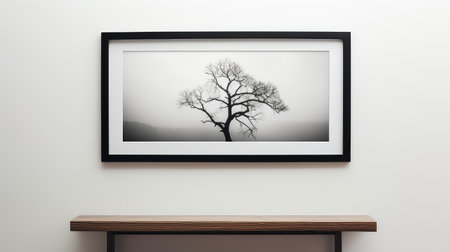 sleek dark wall frameの素材