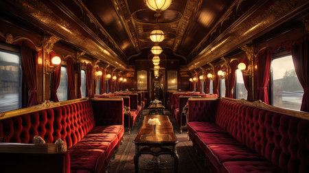 walls steam train interiorの素材