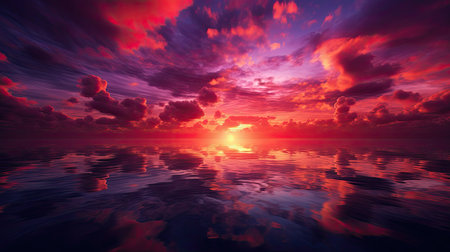 hues purple and red backgroundの素材