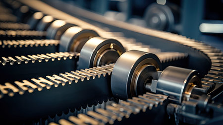 gears billboard conveyor beltの素材