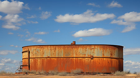 industrial oil tanksの素材