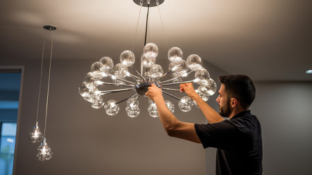 ceiling install light fixtureの素材