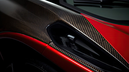 panels dark red black carbon fiber designの素材