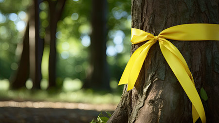 trunk yellow ribbonの素材