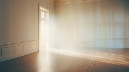 dream blurred interior empty roomの素材