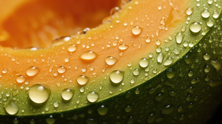 flesh food melon cantaloupeの素材