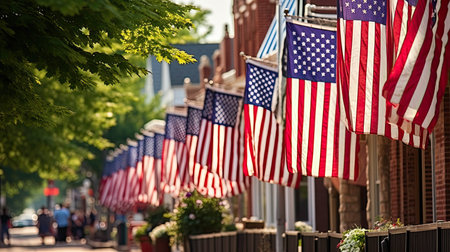 small american flag stars and stripesの素材