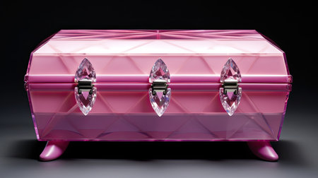 luxury pink treasure chestの素材