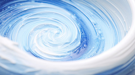 delicate blue paint swirlの素材