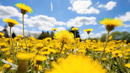 bloom yellow starburstの素材