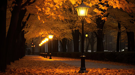 glow fall lightsの素材