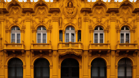 details yellow buildingの素材