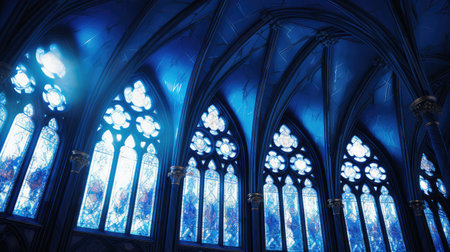 azure blue design elementsの素材